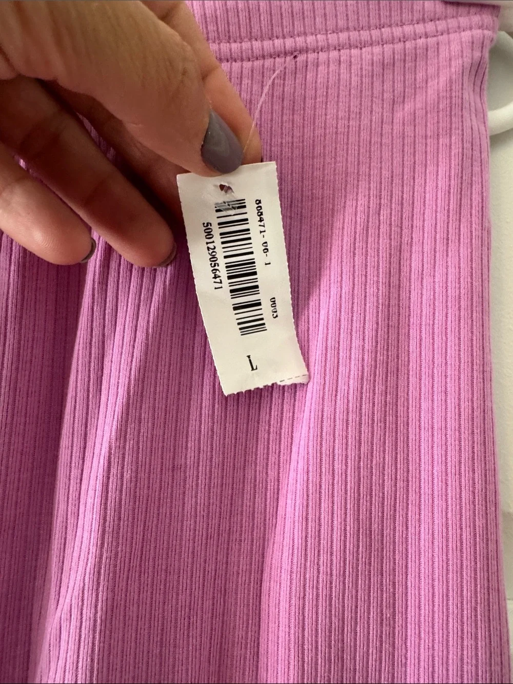 Old Navy Girls Lavender-Pink Ribbed Flare Leggings